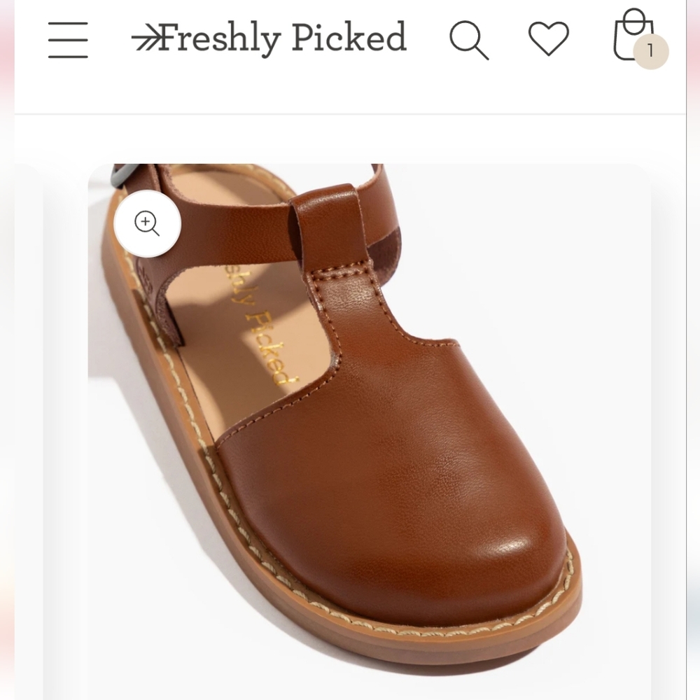 Freshly Picked Tan Kids Sandals